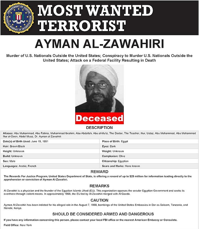 Western Islamists Denounce Killing of Zawahiri